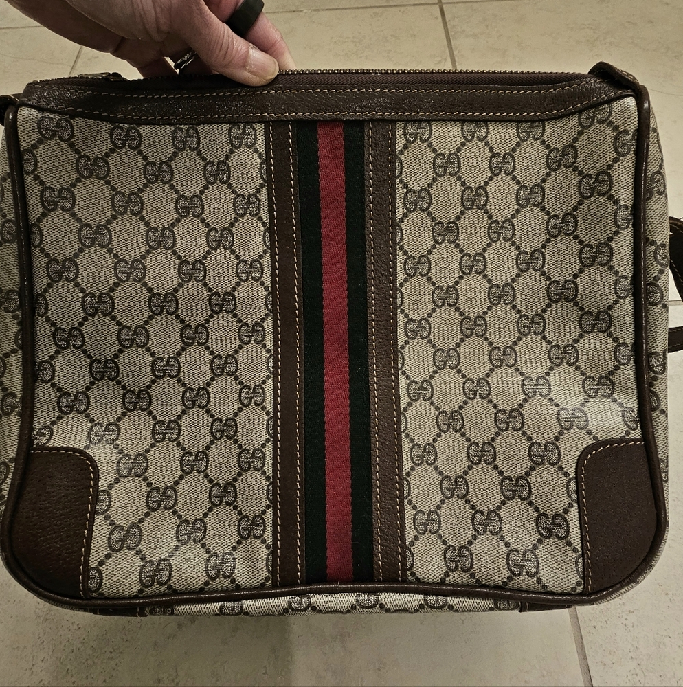 GUCCI Vintage 1970s Ophidia Shoulder Bag - Picture 3 of 11
